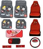 I Love Lucy 11pc Floor Mats Seat Covers Car Truck SUV Combo Set