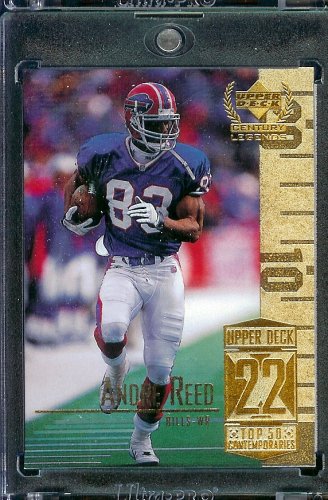 1999 Upper Deck Century Legends # 72 Andre Reed Buffalo Bills Football Card- Mint Condition - Shipped In Protective ScrewDown Case!