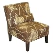 Queen Anne's Lace Upholstered Chair - Chocolate