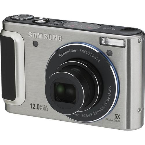 Samsung TL320 12MP Digital Camera with 5x Schneider Wide Angle Dual Image Stabilized Zoom and 3.0 inch OLED Screen Silver