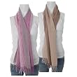 Oh My Cashmere Striped Cashmere Blend Scarf