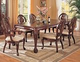 7 Piece Master Dining Set with Cherry Finish