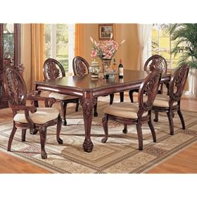 7pc Master Dining Set in Cherry from Dining Room Sets