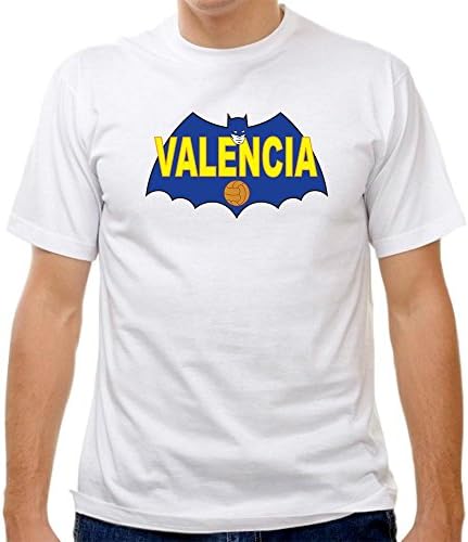 Valencia Bat Soccer T-shirt, White, Medium