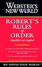 Webster's New World Robert's Rules of Order