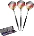 Elkadart Titanium 90% Tungsten Soft Tip Darts with Storage/Travel Case, Black, 16 Grams