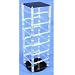 Rotating Revolving Earrings Countertop Display Holds 48 2" Cards