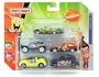 Jimmy Neutron, The Fairy Odd Parents, and SpongeBob Squarepants Nickelodeon Matchbox 5 Packs Cars