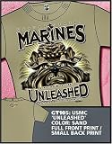 7.62 DESIGN SOLD BY THE SUPPLY SERGEANT - Girls USMC 'Unleashed' T-Shirt