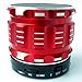 Portable bluetooth speakers,Wireless Bluetooth speakers by Kcrtek with 3 Year Warranty, Built in Hands Free Microphone and Rechargable Battery Support Tf Function Works for Iphone, Ipad Mini, Ipad 4/3/2, Itouch, Blackberry, Nexus, Samsung and Other Smart Phones and Mp3 Players Red Color