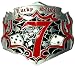 LUCKY 7&nbsp;BELT BUCKLE + display stand
