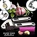 Elite Chef Garlic Press Mincer & Peeler Is Best for Effortlessly Crushing Large Cloves by Elite Chef