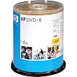 16x Write-Once DVD+R Spindle With Ink Jet Printable Surface - 100 Disc Spindle