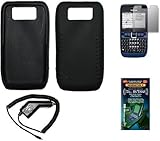 Black Silicone Gel Skin Cover Case + Screen Protector + Rapid Car Charger + ....