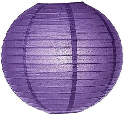 12-inch Paper Lantern Lamp Shades 10pcpack (Purple)