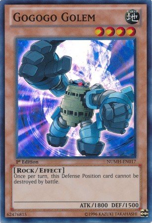 Yu-Gi-Oh! - Gogogo Golem (NUMH-EN017) - Number Hunters - 1st Edition - Super Rare
