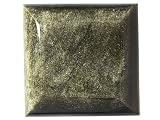 APPROXIMATELY 35X35MM SQUARE CABOCHON GOLD SHEEN OBSIDIAN
