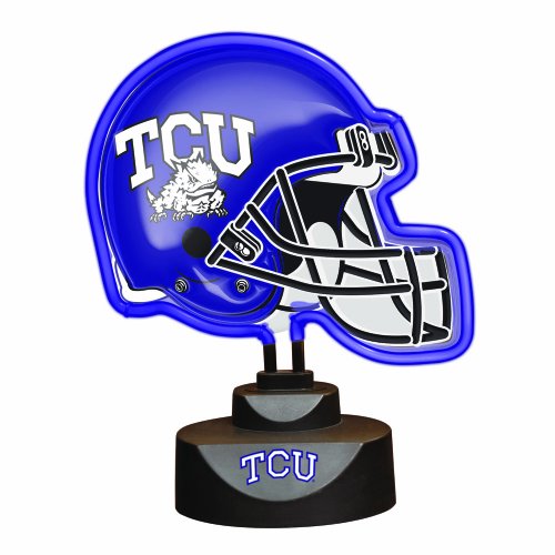 NCAA Texas Christian University Neon Helmet