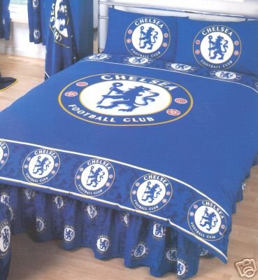 Chelsea CFC Border Double Duvet Set 100% OFFICIAL