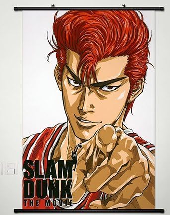 Wall Scroll Poster Fabric Printing For Anime Slam Dunk Hanamichi Sakuragi L