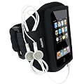 igadgitz wasserabweisend Neopren Armband in Schwarz f�r Sport Jogging und Fitnessstudio mit Tasche/Etui/Case f�r Apple iPod Touch 1G 1. Gen, 2G 2. Gen, 3G 3. Gen und 4G 4. Gen Generation 8gb, 16gb, 32gb & 64gb