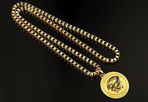 Hiphop 2015 New Versace Medusa Head Pendant Necklace Exquisite Alloy