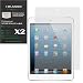 i-Blason 2 Pack iPad Mini 7.9 Inch Screen Protectors 1 Clear (invisible) + 1 Matte (Anti-glare) for