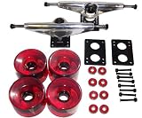 LONGBOARD Package CORE 7 SILVER TRUCKS 70mm RED WHEELS
