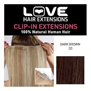 Love Hair Extensions 100% Human Hair Clip In Extensions 14 - Inch