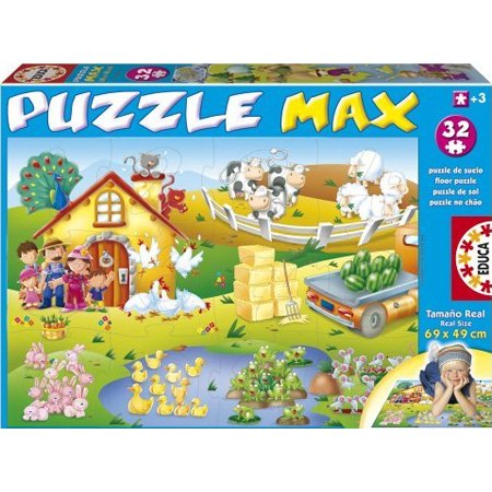 Childrens Toyshop  Toys : Educa Jumbo Floor Puzzle The Farm
