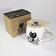 SYNC - [Kitty Bike] Coffee Mug / Wood Lid (4.2 inch height)