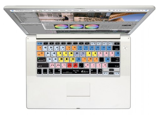 KB Covers Keyboard Cover for MacBook Pro Series with Silver Keys and PowerBook - Avid Media Composer (MC-P-CC)