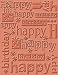 Provo Craft Cuttlebug A2 Embossing Folder-Happy Birthday