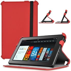 CaseCrown Ace Flip Case (Blazing Red) for Amazon Kindle Fire: Electronics