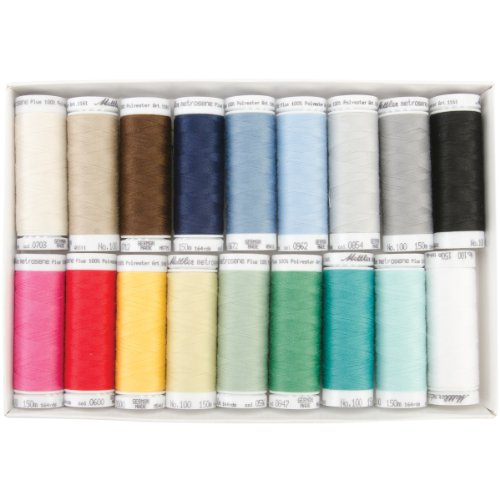 American & Efird Mettler Metrosene Plus Gift Pack Article 1161, 18-Colors