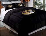 Missouri Tigers Comforter Set: Twin Comforter with Shams