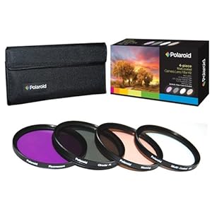 Polaroid Optics 72mm 4 Piece Filter Set