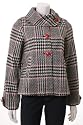 Honee Houndstooth Swing Coat