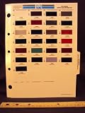 1995 95 SUBARU IMPORT Impreza, Legacy, & SVX Paint Colors Chip Page