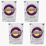 Review Great American Products  / Los Angeles Lakers 4 Piece Square Shot Glass Set