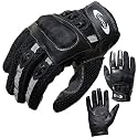 Motorradhandschuhe PROANTI® Motorrad Handschuhe Sommer (Gr. XS - XXL, schwarz, kurz)
