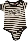 JOHNNY CASH - Folsom Stripes - Black / White Onesie / Baby T-shirt