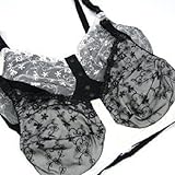 ピジョン リラックスレーシーハーフトップ M ブラック 6540096