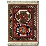 Lextra Lori-Pambak MouseRug, 10.25 x 7.125 Inches, Red, Green and Navy, One (SLP-SE)