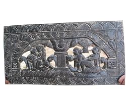 Indian Furniture Hand Carved Kamasutra Decorative Wooden Headboard India Art 36 Inch