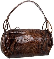 SONDRA ROBERTS NEW YORK Python Side Frame Hobo