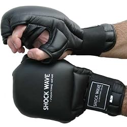 Shock Wave Cobra Sparring mitts - Black