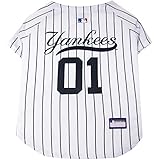 Pets First MLB New York Yankees Dog Jersey, Small