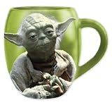 Star Wars Tasse Yoda May The Force Be With You - grün, bedruckt, aus Keramik, Fassungvermögen: 532 ml., im Geschenkkarton.