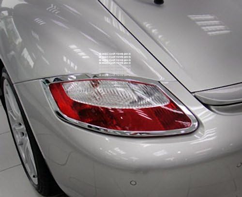 Porsche Cayman &amp; Cayman S 2005-2013 Taillight Chrome Trim Upgrade (One Pair)